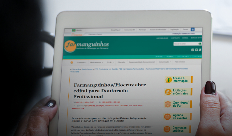Fiocruz abre inscrições para Doutorado Profissional